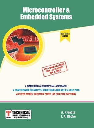 Microcontroller & Embedded Systems for BE VTU Course 18 CBCS (IV- CSE/ISE - 18CS44)