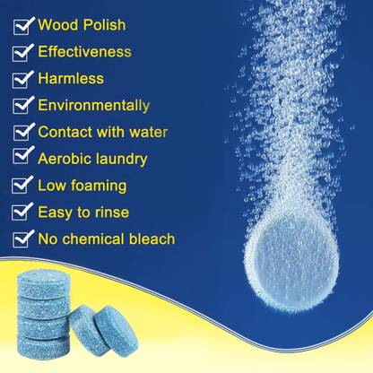 HSR Multipurpose Windshield Cleaner,Car Cleaning Tablet,Glass Cleaner Tablets, All Purpose Home Cleaning Tab, Washer Car Side Rear Window Cleaning Solid Wiper Cleaning Tool