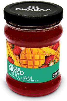 Chabaa Fruit Jam, Mixed Fruit, 240g Pack of 2
