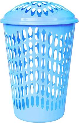 Chetan Plast 50 L Light Blue Laundry Basket