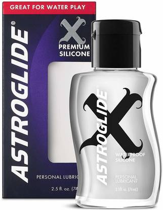 एस्ट्रोग्लाइड X, Premium Waterproof Silicone Personal Lubricant, 2.5 oz. लुब्रीकेंट
