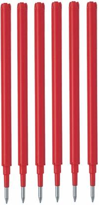 PILOT Refill, BLS-FR7 Red Ink 06pcs combo, for Frixion and Frixion Clicker Roller-Ball Pen, Ball Pen Refill