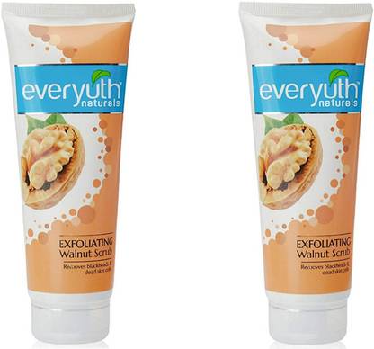 Everyuth Naturals EXFOLIATING WALNUT SCRUB 100 ML (PACK OF 2) #31 Scrub