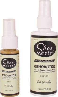 Shoe Mistri Shoe Renovator Combo (Natural & Camel) Shiner