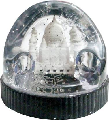 TANISHKA CREATIONS Taj Mahal Showpiece in Water and Glitters Decorative Showpiece  -  9 cm