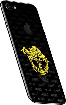 Super Ajanta 5 cm Lord Shreenathji 4066 24k gold platting 3D mobile sticker (pack of 2) Self Adhesive Sticker