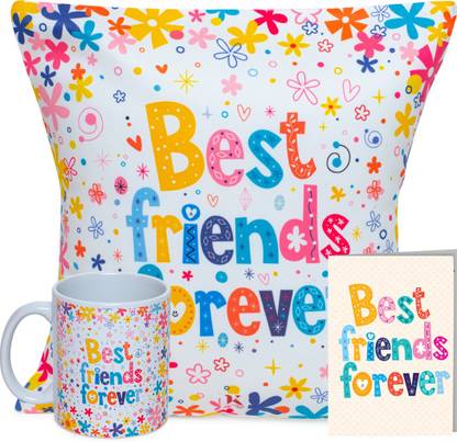 Kaameri Bazaar Mug, Cushion, Greeting Card Gift Set