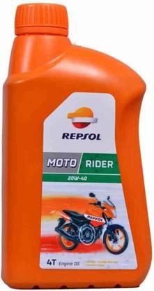Repsol MOTO RIDER 20W-40 4T ENGINE OIL (900ML) MOTO RIDER 20W-40 4T ENGINE OIL Synthetic Blend Engine Oil