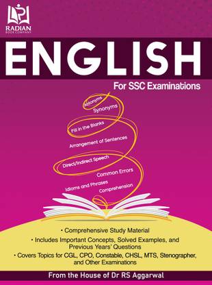 English Book for SSC, CGL, CPO & Other Competitive Exams