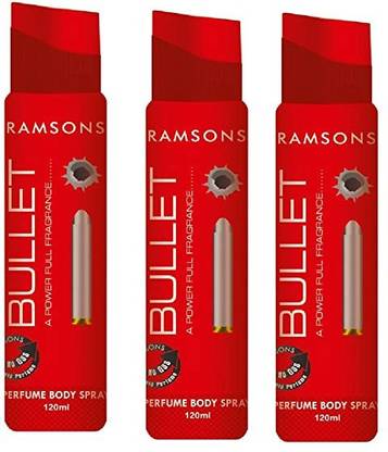 RAMSONS Bullet * 120ml each - B3 Body Spray  -  For Men