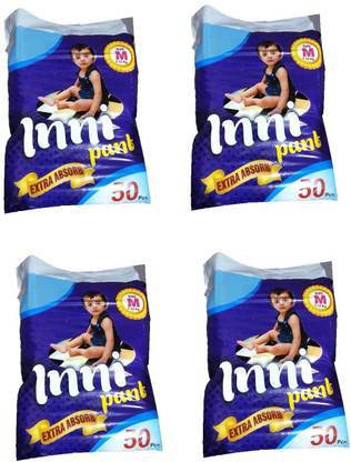 inni Extra Absorb Pant - Medium Size (50 pcs) - pack of 4 - M
