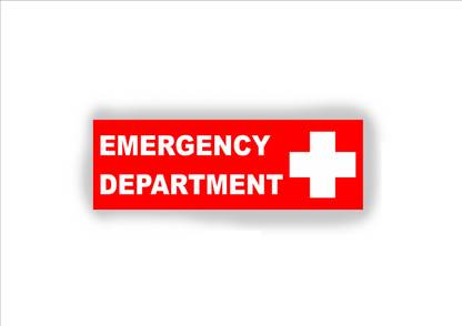signEver Emergency Department Emergency Sign