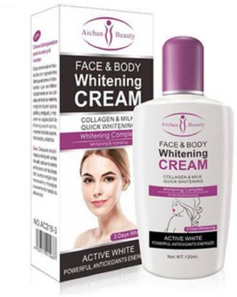 AICHUN Milk Bleaching Face Body Cream skin whitening Moisturizing Body Lotion skin lightening cream