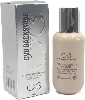 CYB WaterProof & Sweat-Resistant Face & Body  Foundation