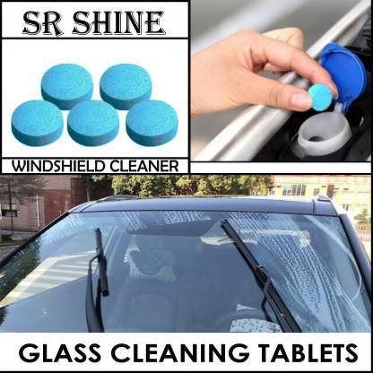 KeepCart 10pcs/1set Car Windshield Glass Cleaner Car Solid Tablets Wiper Fine Wiper Auto Window Cleaning Car Accessories