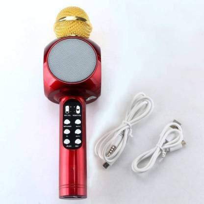 Red Venus BT-1618 BLUETOOTH AND VOICE CHANGER MICROPHONE (RED) Microphone