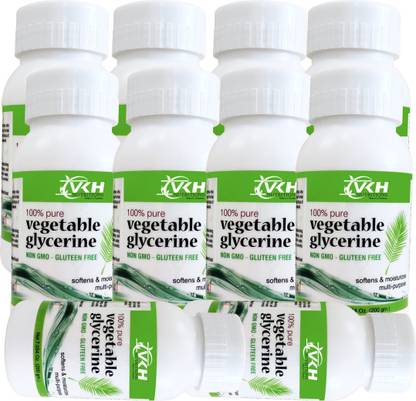 VKH Nutritions 100% PURE VEGETABLE GLYCERIN 200GM-PACK OF 10