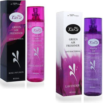 Tara Green Air Freshner - Rose Infusion and Lavender (250ml) Perfume  -  250 ml