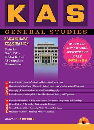 KAS - General Studies Paper I & II