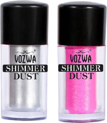VOZWA Eyeshaodw Shimmer Dust 4g- Silver + Pink