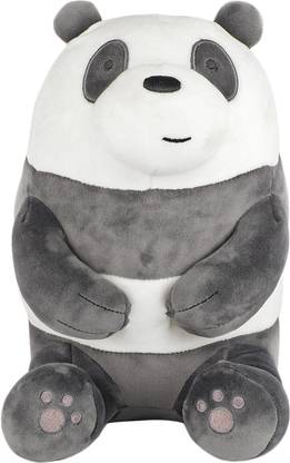 MINISO We Bare Bears Plush Panda 11" Lovely Sitting Stuffed Toy  - 25 cm