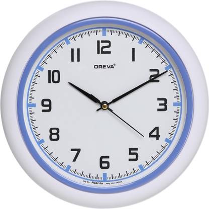 OREVA Analog 25.5 cm X 25.5 cm Wall Clock