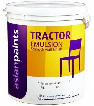 Asian paint Emulsion Smooth wall Finish, Super White ( Pack of - 2 ) Super White Emulsion Wall Paint
