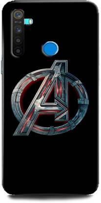 MP ARIES MOBILE COVER Back Cover for Realme 5/RMX1911 AVENGERS, AVENGERS LOGO PRINTED