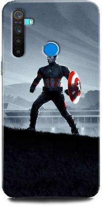MP ARIES MOBILE COVER Back Cover for Realme 5/RMX1911 CAPTAIN AMERICA, AVENGERS PRINTED