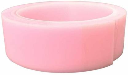 Boriva Double Sided Adhesive Tape for Home, Office Use Pink Color | 5meter 5 m Double-sided Tape