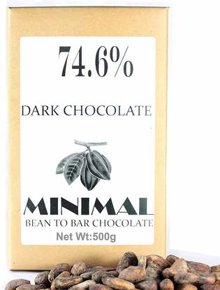 Minimal 74.6% Dark Chocolate Bar/Pure Dark Chocolate Bars