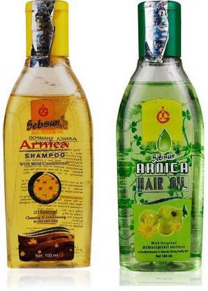 सेबसुन COMBO PACK OF ARNICA SHAMPOO AND ARNICA HAIR OIL ( 100ML + 100ML )