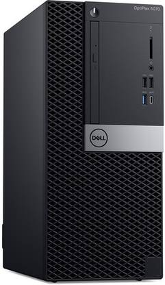 DELL 5070MT i5-9500 Ubuntu Core i5 (4 GB RAM/NA Graphics/1 TB Hard Disk/64 GB SSD Capacity/Ubuntu) Mini Tower