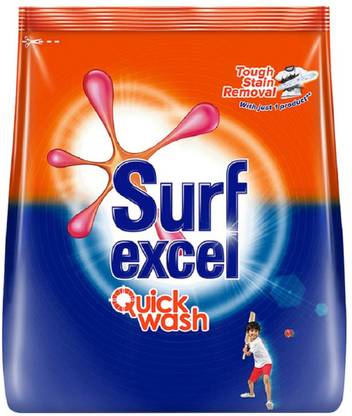 Surf excel Quick Wash Detergent Powder 500 gm (Pack Of 1) Detergent Powder