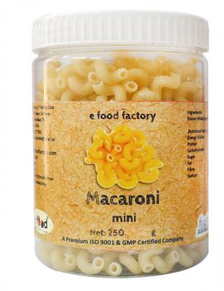 E Food Factory Macaroni Mini 250 Gm Macaroni Pasta