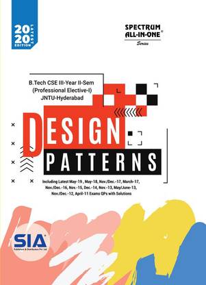 Design Patterns (Professional Elective-I) B.Tech III-Year II-Sem (CSE) JNTU-(HYDERABAD) Latest 2020 Edition