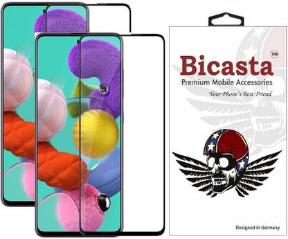 Bicasta Edge To Edge Tempered Glass for Mi Redmi Note 9 Pro, Mi Redmi Note 9 Pro Max, Poco M2 Pro