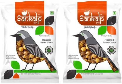 Sankalpshri Roasted Gram with Skin 250g (Pack of 2) | Roasted Chana