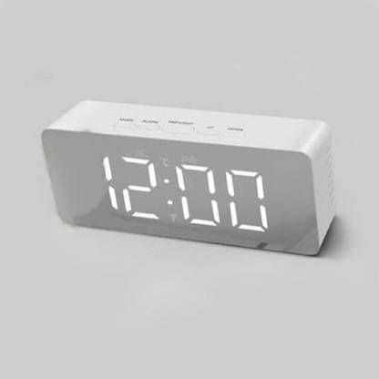 FYUGO Digital White Clock