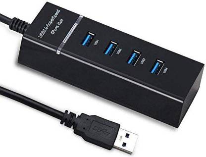 InfiDeals 4 Port USB HUB 3.0 Extension, 5GBPS High Speed Data Transfer Splitter for Laptop, PC and Mobile USB 3.0 4 Port Hub USB Hub