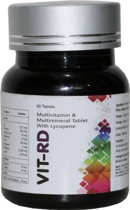 VIT RD Multivitamins and Multiminerals Healthy Pure Veg Tablets for daily Men and Women