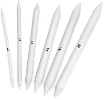 DiaCia White Paper Blending Stump and Trtillion for Student Sketch Drawing {Set of 6}