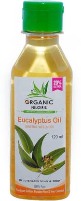organic nilgiris eucalyptus oil 100% original organic 100ml+20ml