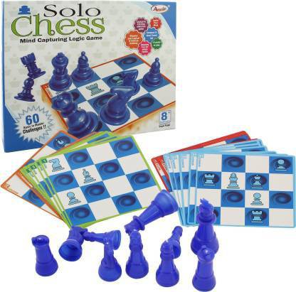 ZEUS Solo Chess Mind Capturing Logic game Single player, 60 challenges 4 levels of play Strategy & War Board Game