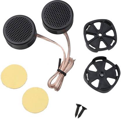 Creative Tech Car tweeter doom stereo Car tweeter doom stereo 2 PCS High-Quality Car Tweeter Speakers Aluminum Silk Membrane Auto Automobile Audio Conversion Treble Head Horn Loudspeaker Tweeter Car Speaker