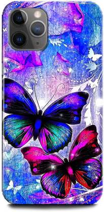 INDICRAFT Back Cover for Apple iPhone 11 Pro Max BUTTERFLY, GALAXY, GLITTER, COLORFUL, ABSTRACT, TEXTURE
