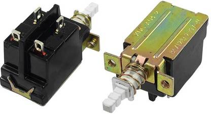 ABDkart KDC-A04-2 4 Pin 8A 250v Self Locking Push Switch Electronic Components Electronic Hobby Kit