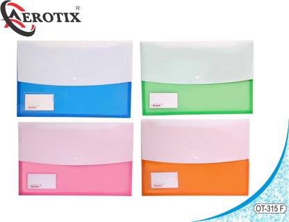 Aerotix Polypropylene My Clear file Folder Horizontal