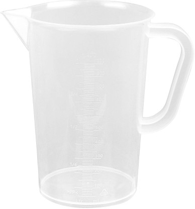 and Small 1-Cup Clear - Microwave Safe 250 ml Easy to Read Measurements 1 Litre IINDES Plastic Measuring Jugs Set of 3 for Baking Large 4-Cup Cook with Accuracy 500ml 2-Cup
