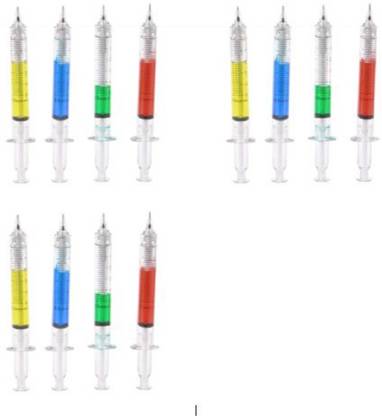 OYTRA Injection Syringe Style Mechanical Lead Pencil Doctor Medical Kids - Return Gifts (Set of 12) Pencil